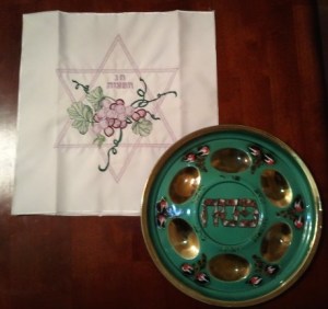 Afikomen and Passover Plate