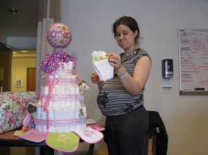 Baby shower in the hospital